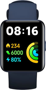 Xiaomi Redmi Watch 2 Lite 3.94 cm (1.55) TFT 41 mm Digital 320 x 360 pixels Touchscreen Blue GPS (satellite) Xiaomi