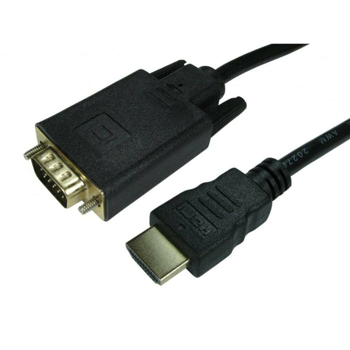 Cables Direct 77HDMI-VGCAB011 video cable adapter 1 m HDMI VGA (D-Sub) Black CABLES DIRECT