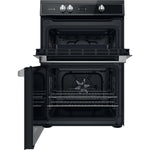 Hotpoint HDT67I9HM2C/UK Freestanding cooker Electric Zone induction hob Black