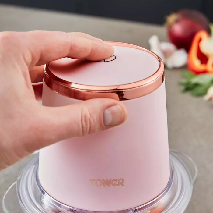 Tower Cavaletto Electric Food Chopper 1L 350W - Pink