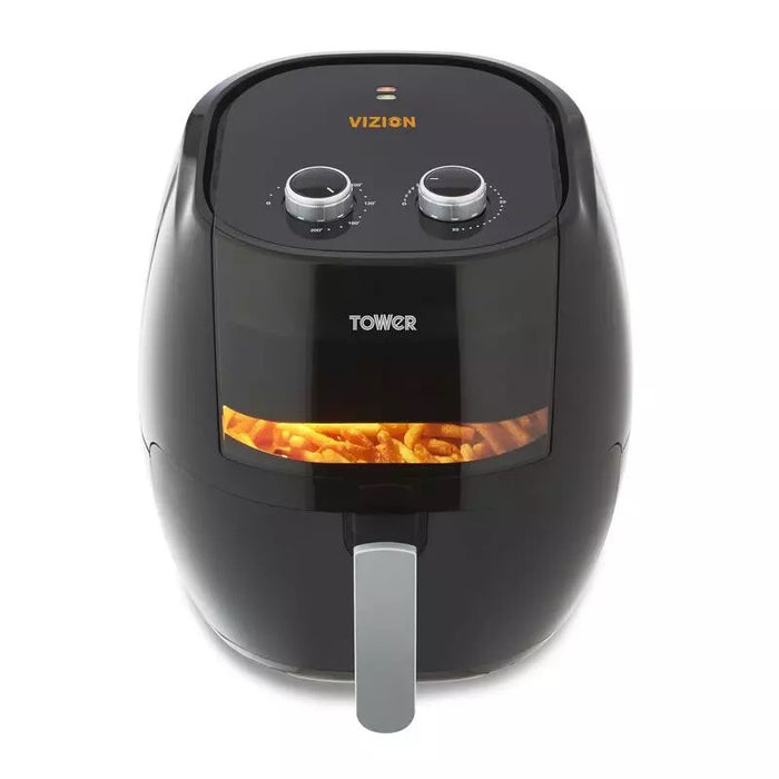 Tower Vortx Vizion Single 7 L Stand-alone 1800 W Hot air fryer Black Tower