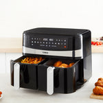 Tower Vortx Double 9 L Stand-alone 2600 W Hot air fryer Black Tower