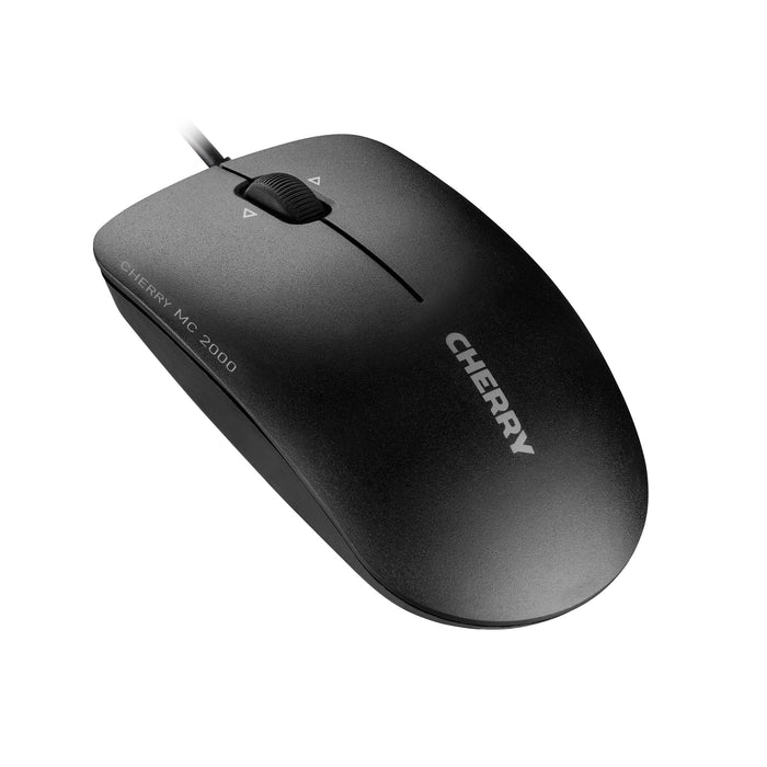 CHERRY MC 2000 Corded Mouse with Tilt Wheel, Black, USB