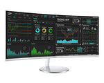 Samsung LC34J791WTPXXU computer monitor 86.4 cm (34) 3440 x 1440 pixels 4K Ultra HD LED Grey