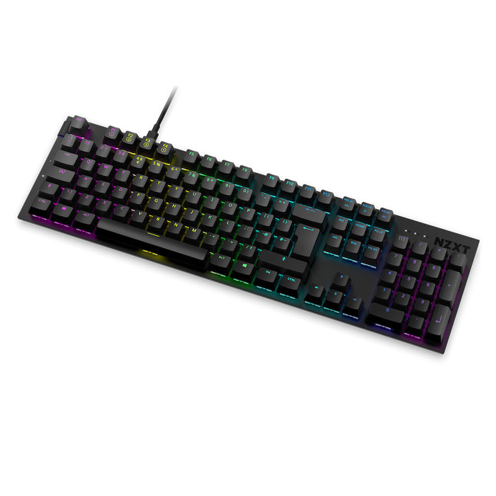 NZXT Function keyboard Universal USB QWERTY UK English Black