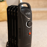 Russell Hobbs RHOFR3001 electric space heater Indoor Black 650 W Oil electric space heater