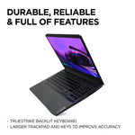 Lenovo IdeaPad Gaming 3 Laptop 39.6 cm (15.6) Full HD Intel® Core™ i5 i5-11320H 8 GB DDR4-SDRAM 512 GB SSD NVIDIA® GeForce® GTX 1650 Wi-Fi 6 (802.11ax) Windows 11 Home Black