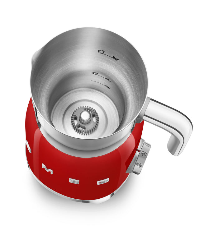 Smeg MFF11RDUK milk frother/warmer Automatic Red