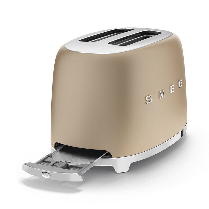 Smeg TSF01CHMUK toaster 6 2 slice(s) 950 W Champagne, Gold Smeg