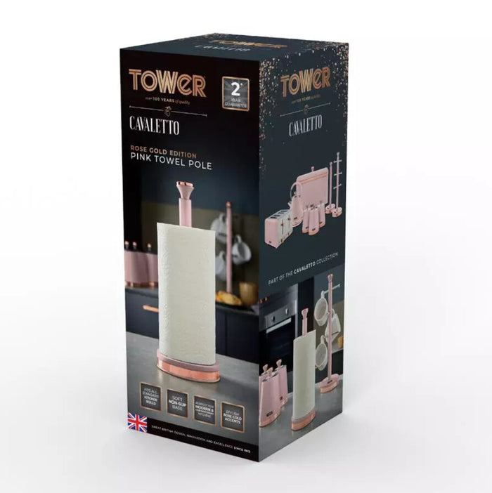 Tower Cavaletto Tabletop paper towel holder Pink Tower