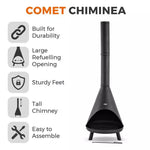 Tower Outdoor Comet Chiminea