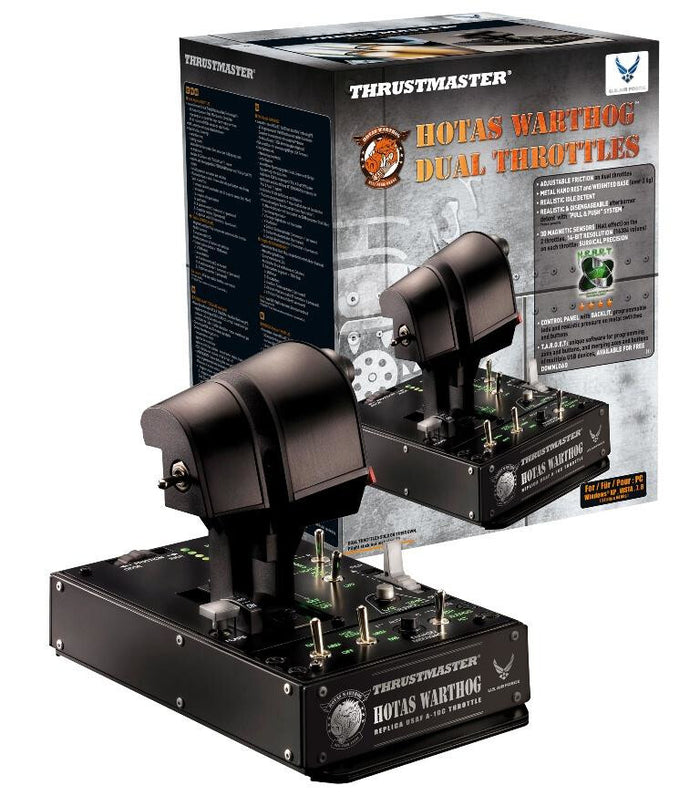 Thrustmaster HOTAS Warthog Dual Throttles Black USB Flight Sim PC