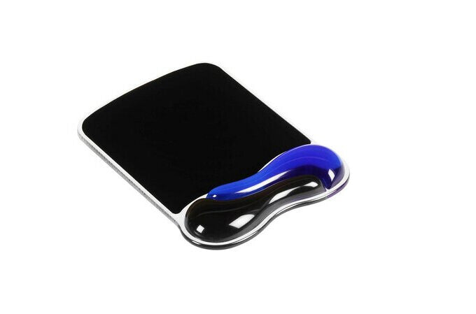 Kensington Duo Gel Mouse Pad with Integrated Wrist Support - Blue/Smoke