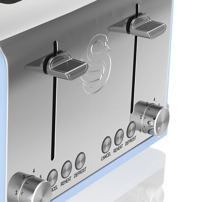 Swan ST19020BLN toaster 6 4 slice(s) 1600 W Blue