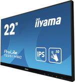 iiyama ProLite T2251MSC-B1 computer monitor 54.6 cm (21.5) 1920 x 1080 pixels Full HD LED Touchscreen Multi-user Black