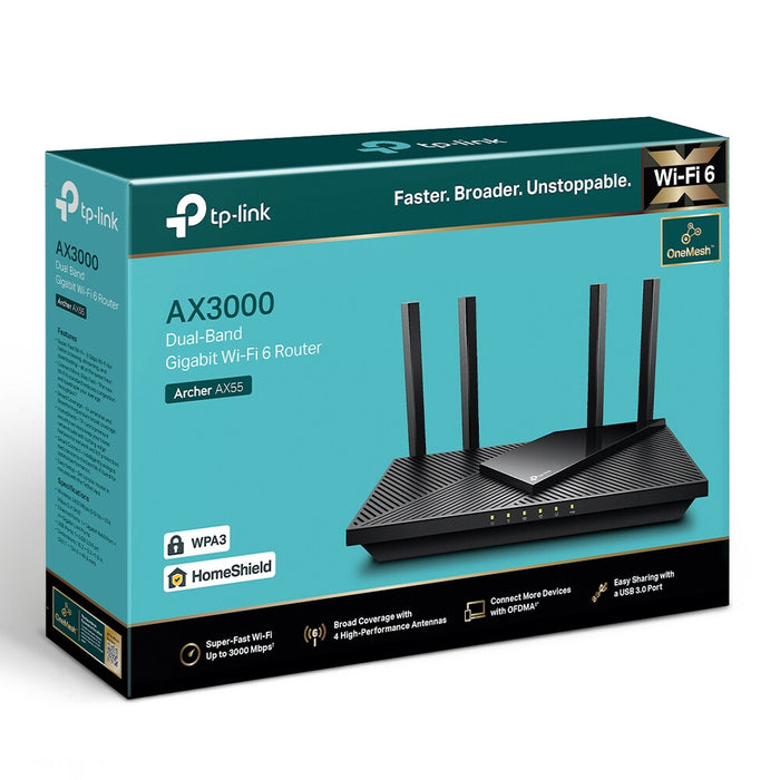 tp-link wifi 6 onemesh router ax3000 mbps gigabit vpn router