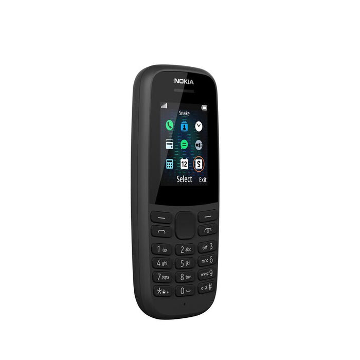 Nokia 105 (2019 edition) 1.77 Inch UK SIM Free Feature Phone (Single SIM) – Black