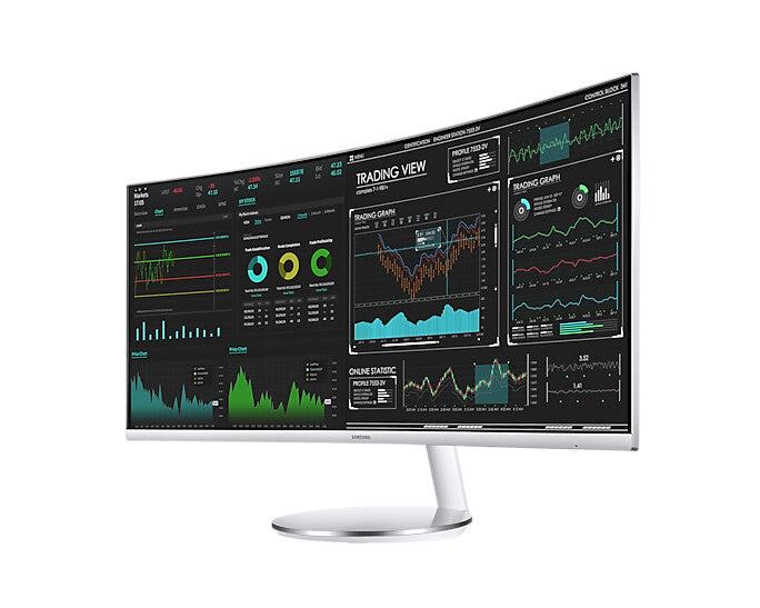 Samsung LC34J791WTPXXU computer monitor 86.4 cm (34) 3440 x 1440 pixels 4K Ultra HD LED Grey