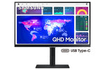 Samsung LS24A600UCUXXU computer monitor 61 cm (24) 2560 x 1440 pixels Quad HD Black