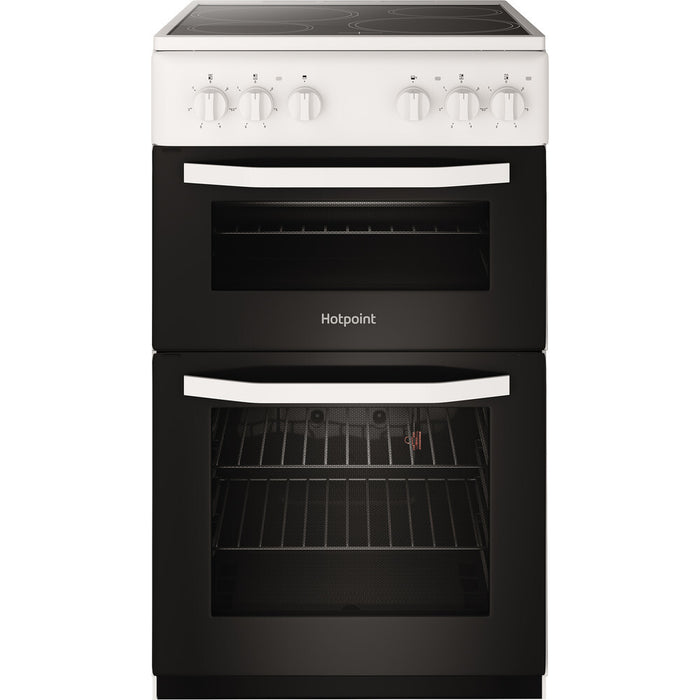 Hotpoint HD5V92KCW Freestanding cooker Ceramic White A