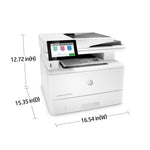 HP LaserJet Enterprise MFP M430f, Black and white, Printer for Business, Print, copy, scan, fax, 50-sheet ADF; Two-sided printing; Two-sided scanning; Front-facing USB printing; Compact Size; Energy Efficient; Strong Security