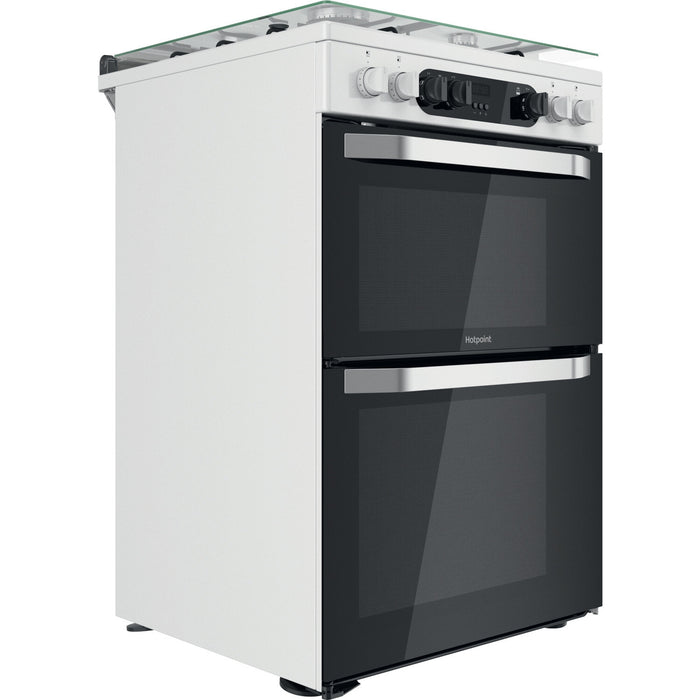 Hotpoint HDM67G9C2CW/UK cooker Freestanding cooker Electric Gas Black A