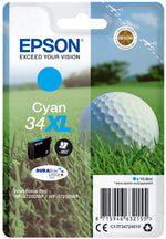 Epson Golf ball Singlepack Cyan 34XL DURABrite Ultra Ink Epson