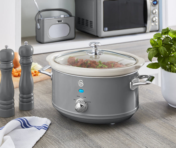 Swan 3.5L Retro Slow Cooker