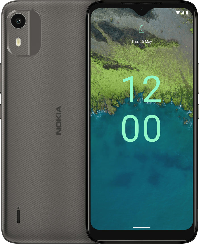 Nokia C C12 16 cm (6.3) Dual SIM Android 12 Go edition 4G Micro-USB 2 GB 64 GB 3000 mAh Charcoal