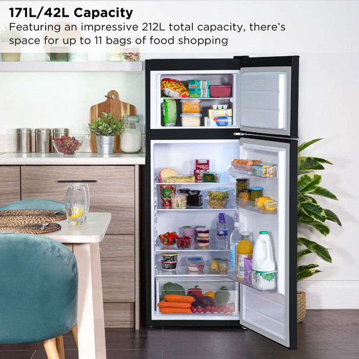 Russell Hobbs RH144TMFF54B fridge-freezer Freestanding 213 L F Black