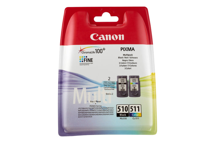 Canon PG-510/CL-511 BK/C/M/Y Ink Cartridge Multipack