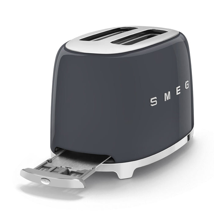 Smeg Two Slice Toaster Grey TSF01GREU Smeg