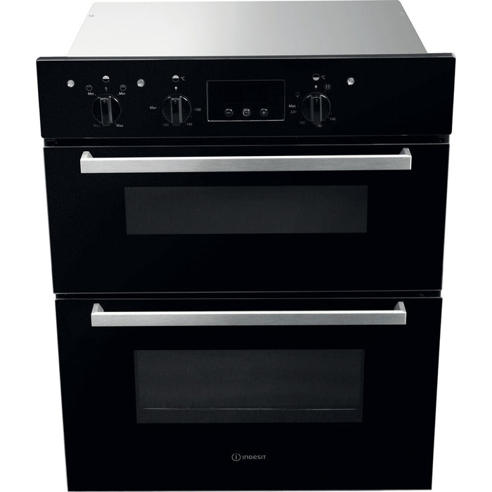 Indesit IDU 6340 BL oven 96 L 5100 W B Black, Stainless steel Indesit
