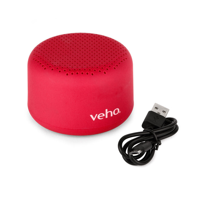 Veho M3 Wireless Bluetooth Speaker - Red Veho
