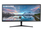 Samsung S34J550W LED display 86.4 cm (34) 3440 x 1440 pixels UltraWide Quad HD Blue, Grey