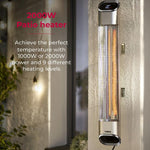 Tower Vesta 2KW Indoor & outdoor Silver 2000 W Infrared electric space heater Tower