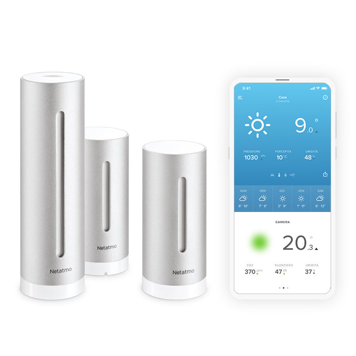 Netatmo Indoor Pack Smart Home Weather Station + Additional Smart Indoor Module Netatmo