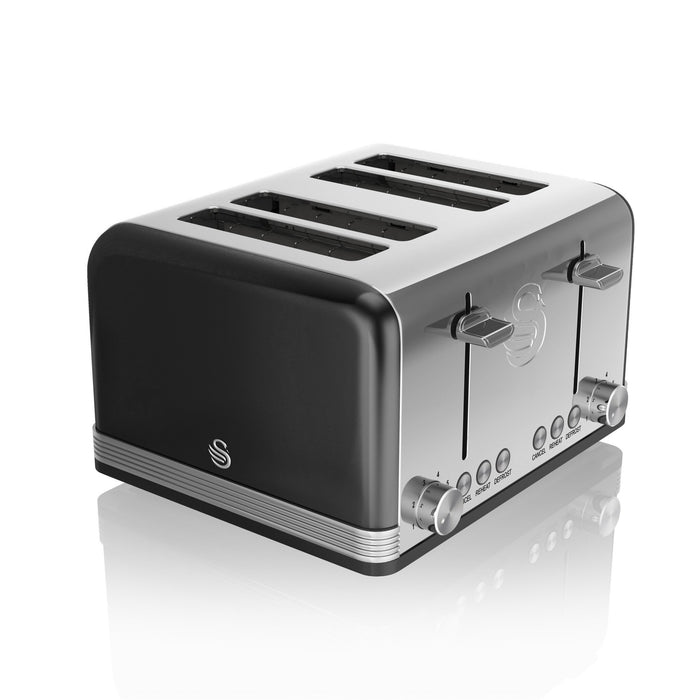 Swan ST19020BN toaster 4 slice(s) 1600 W Black Swan