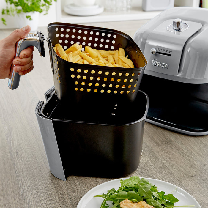 Swan SD10510GRN fryer 6 L Stand-alone Hot air fryer Grey Swan