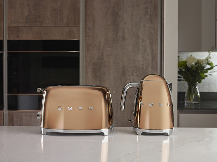 Smeg TSF01RGUK toaster 6 2 slice(s) 950 W Rose gold