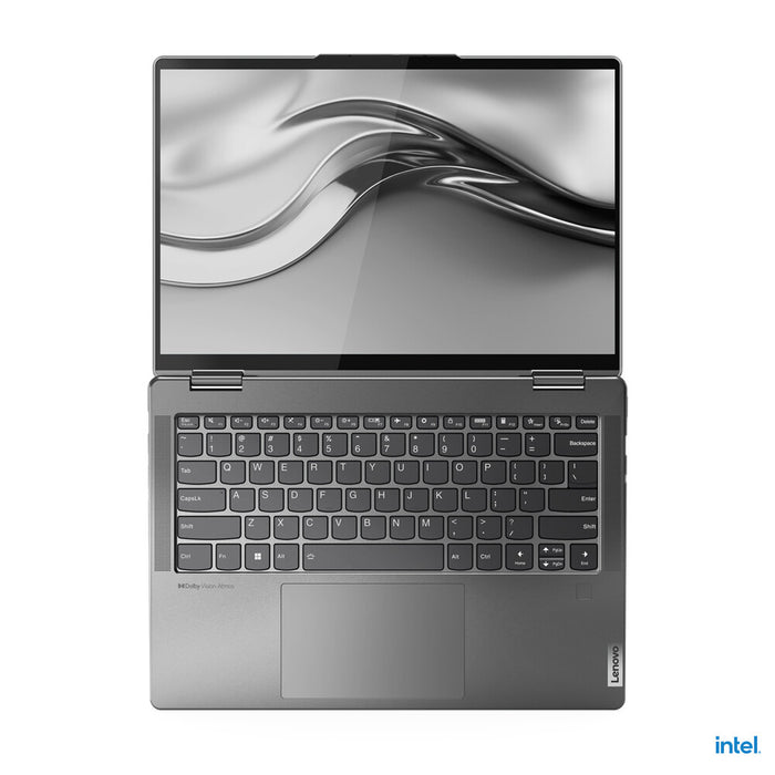 Lenovo Yoga 7 14IAL7 Intel® Core™ i7 i7-1255U Hybrid (2-in-1) 35.6 cm (14) Touchscreen 2.2K 16 GB LPDDR5-SDRAM 512 GB SSD Wi-Fi 6E (802.11ax) Windows 11 Home Grey