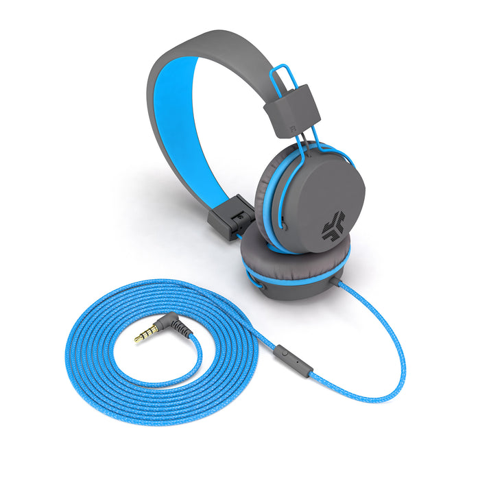 JLab JBuddies Kids Headphones - Grey/Blue JLAB