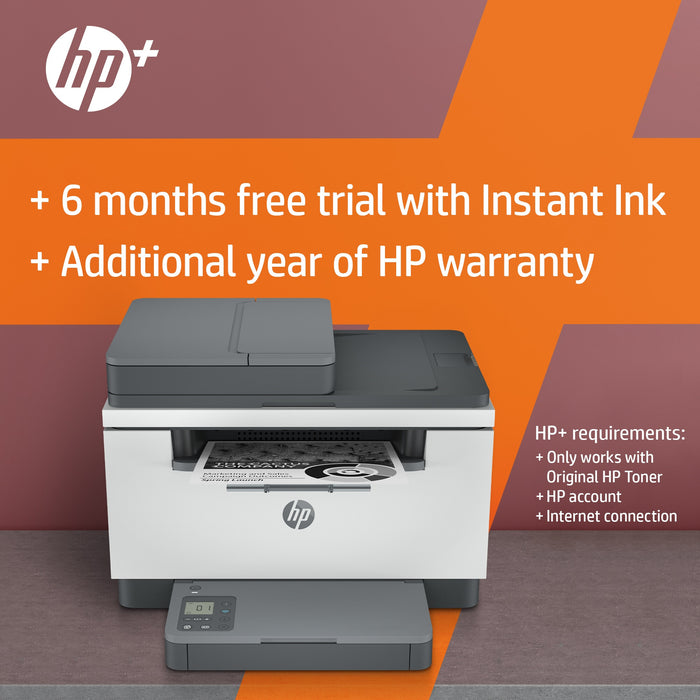 HP LaserJet HP MFP M234sdwe Printer, Black and white, Printer for Home and home office, Print, copy, scan, HP+; Scan to email; Scan to PDF