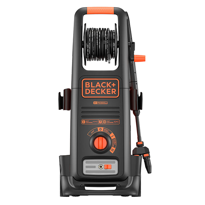 Black & Decker BXPW2500DTS-E pressure washer Compact 850 l/h 2500 W Black, Orange Black + Decker