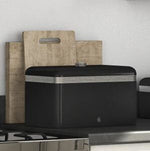 Swan Retro Bread Bin Black Swan