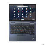 Lenovo ThinkPad C13 Yoga AMD Ryzen™ 5 3500C Chromebook 33.8 cm (13.3) Touchscreen Full HD 8 GB DDR4-SDRAM 128 GB SSD Wi-Fi 6 (802.11ax) ChromeOS Blue