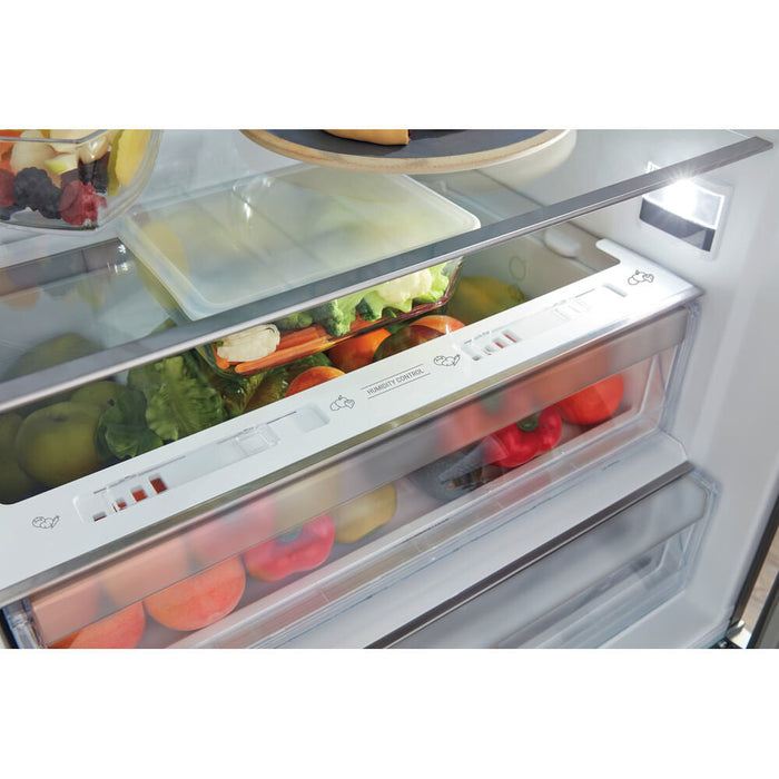 Hotpoint NFFUD 191 X 1 fridge-freezer Freestanding 462 L F Stainless steel