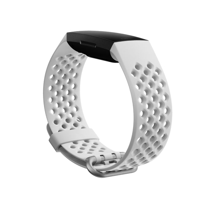 Fitbit FB168SBWTL Smart Wearable Accessories Band White Silicone Fitbit