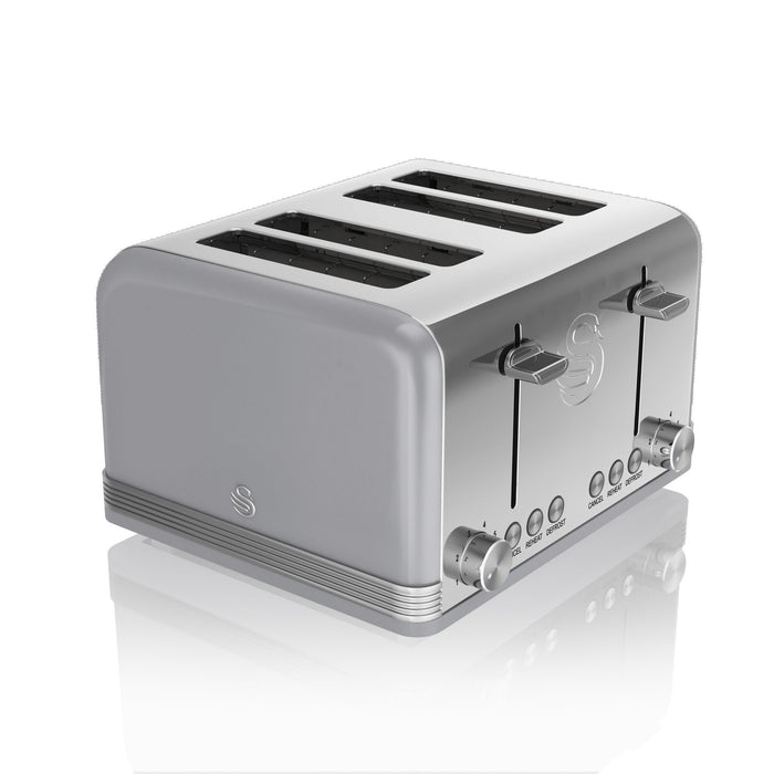 Swan ST19020GRN toaster 6 4 slice(s) 1600 W Grey