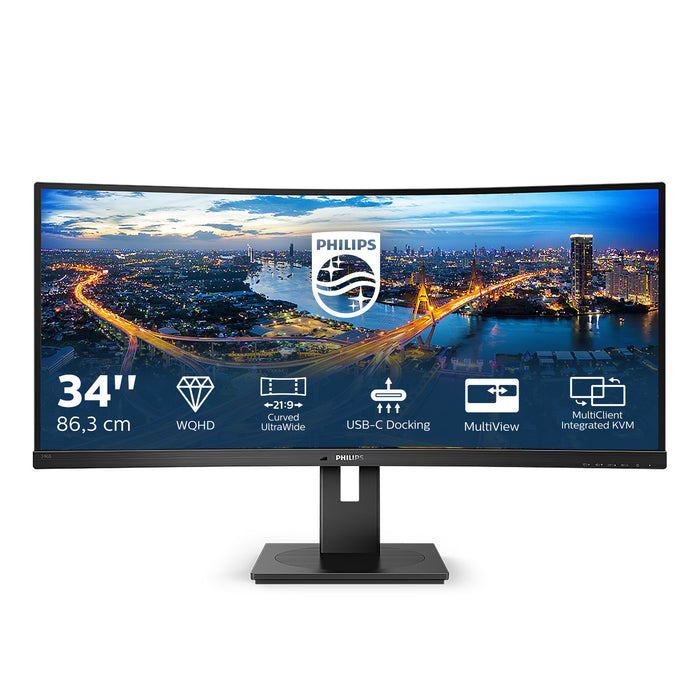 Philips B Line 346B1C/00 computer monitor 86.4 cm (34) 3440 x 1440 pixels Quad HD LCD Black